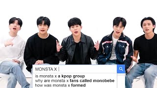 MONSTA X Answer the Webs Most Searched Questions  WIRED [upl. by Klecka124]