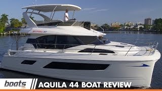 Aquila 54  Full InDepth Walkthrough  Yacht Power Catamaran [upl. by Sander]