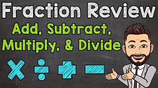 Fraction Review  How to Add Subtract Multiply and Divide Fractions [upl. by Lleder]