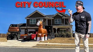 HOA CONTACTS CITY COUNCIL ABOUT MY VEHICLES WERE NOT BACKING DOWN [upl. by Nessah]