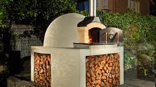 How to Build our Wood Fired Brick Pizza Oven Kit [upl. by Terzas]