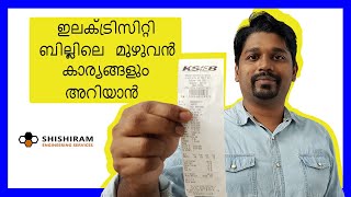 KSEB bill details  KSEB consumer number  KSEB consumer details  KSEB electricity bill details [upl. by Nodnek]