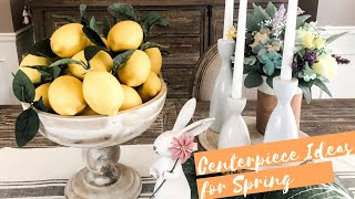 CENTERPIECE IDEAS FOR DINING TABLES  SPRING DECOR 2020 [upl. by Nunnery]