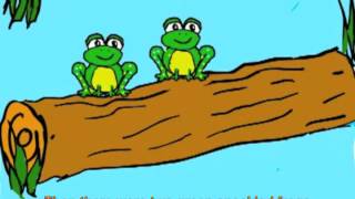 Raffis Five Green and Speckled Frogs With Lyrics [upl. by Barbette372]