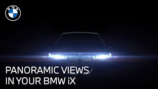 The Panoramic Eclipse Roof The 2022 BMW iX [upl. by Acinhoj377]