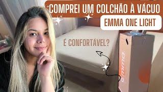 Colchão EMMA ONE LIGHT Unboxing e Primeiras Impressões [upl. by Nahtahoj]