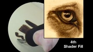 Pyrography Nibs Explained  Part 4 The Shading Tip [upl. by Fitzger]