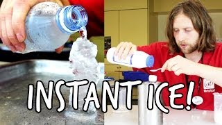 How to make instant ice  Do Try This At Home  We The Curious [upl. by Raf383]