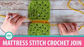 Mattress Stitch Crochet Join [upl. by Nnayllas]