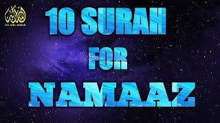 10 surah for namaz  must memorize  Allahu Akbar [upl. by Sitoiyanap397]