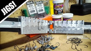 How to Make Your Own Jigs  DIY Tackle Making [upl. by Zoarah661]