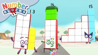 Numberblocks Teen Numbers  Learn to Count [upl. by Valentina]