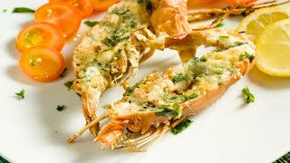 Recette  Homard au beurre persillé au four [upl. by Aneelak]