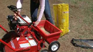 Operating the Classen Turf Seeder [upl. by Ecnerewal]