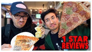 Eating At The WORST Reviewed Pizza Restaurant In My City Los Angeles [upl. by Hermosa632]