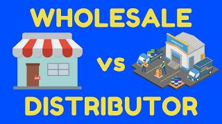 Wholesaler Vs Distributor Difference Explained [upl. by Anaitit210]