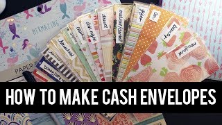 How to Make Cash Envelopes  Dave Ramsey Cash Envelope System  Hello Muffin [upl. by How]