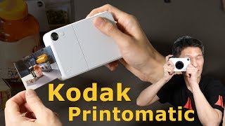 Review Kodak Printomatic Instant print camera [upl. by Ahsena657]