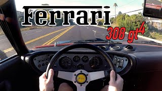 Ferrari 308 gt4 POV  Pure Sounds [upl. by Georglana]