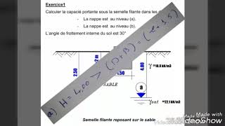 Exemple de calcul de la portance du sol [upl. by Illib]