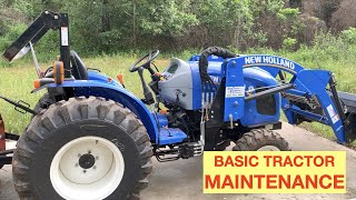 Tractor Service  NEW HOLLAND WORKMASTER 40 [upl. by Herrle]