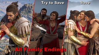 Assassins Creed Odyssey  Save vs Kill Deimos All Endings [upl. by Peggie471]