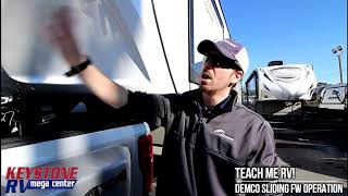 How To Operate Your Demco Manual Sliding Fifth Wheel Hitch  Teach Me RV [upl. by Edveh161]