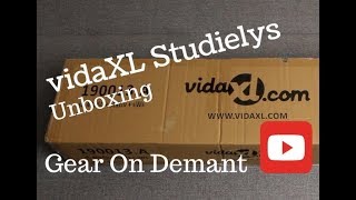 vidaXL studielys med softbox  Unboxing [upl. by Cinderella]