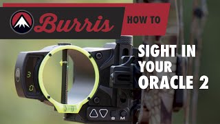 How To Sight In the Oracle 2 From Burris Optics [upl. by Ydok307]