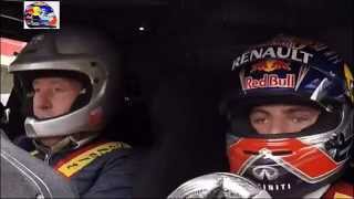 Max Verstappen takes father Jos for a spin at Spa after Monaco [upl. by Rehpotsirc]