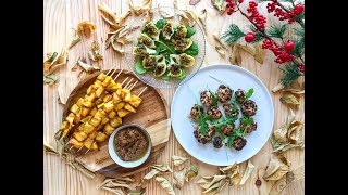 3 RECETAS VEGETARIANAS al horno para Navidad  Saboreanda [upl. by Neff320]