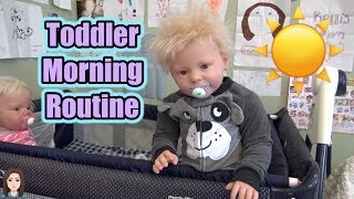 Reborn Toddler Twins Morning Routine  Kelli Maple [upl. by Columba416]