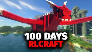 I Spent 100 Days in RLCraft and Heres What Happened [upl. by Kermit]