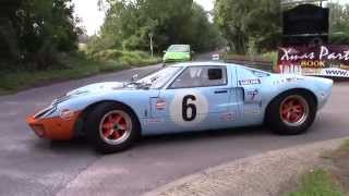 Gulf Racing Ford GT40  Sound and Accelerations [upl. by Macdougall]