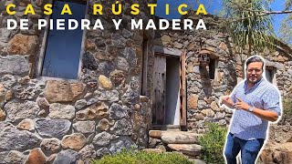 CASA RÚSTICA DE PIEDRA Y MADERA  OBRAS AJENAS [upl. by Ecilayram]