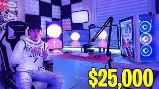 My NEW 2021 Fortnite Gaming Setup And Room Tour 25000 [upl. by Sivaj]