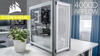 Corsair 4000D Airflow MidTower PC Case Review [upl. by Baram643]