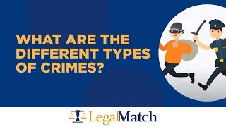 What Are the Different Types of Crimes [upl. by Norel789]