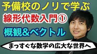 【大学数学】線形代数入門①概観ampベクトル【線形代数】 [upl. by Aviva]