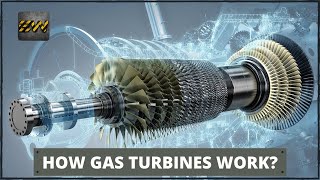 How Gas Turbines Work Detailed Video [upl. by Enidan]