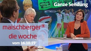 maischberger die woche – Ganze Sendung vom 161019 [upl. by Hartzell]