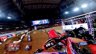 GoPro Ken Roczen Wins 2020 Glendale Supercross Triple Crown  Main Event 1 amp 3 Highlights [upl. by Redlac774]