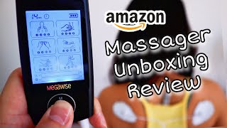 Megawise EMS TENS Unit Muscle Stimulator Massager ReviewAmazon EMS muscle massager review [upl. by Anilev]