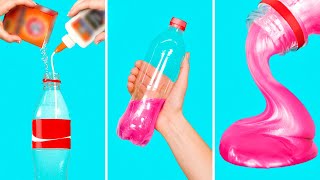 Super Fast Slime Recipe DIY 30 SECONDS Bottle Slime [upl. by Akehsay]