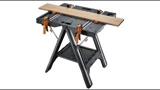 Review Worx Pegasus Portable Folding Workbench [upl. by Ardehs]