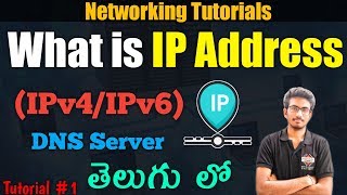 What is IP Address IPv4 Vs IPv6 Explained  Types of IP Address 2020 in Telugu [upl. by Estell]