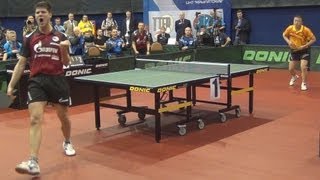 MA Lin vs Dimitrij OVCHAROV FINAL 2of3 Games Russian Premier League Playoff Table Tennis [upl. by Heilner]