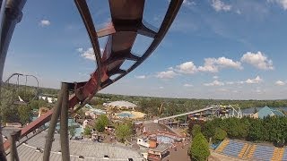 Nemesis Inferno On Ride at Thorpe Park full HD [upl. by Ynove]