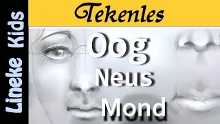 GEZICHT tekenen voor beginners [upl. by Onez]