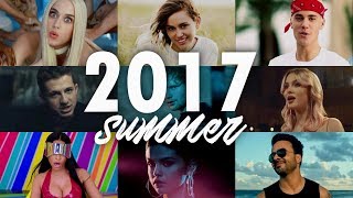 SUMMER HITS 2017  Mashup 60 Songs  T10MO [upl. by Aicnilav500]